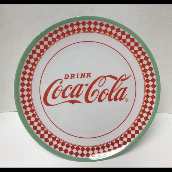 Coca Cola Other - Set of (4) Coca-Cola Melamine Dinner Plates